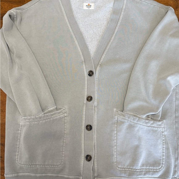 Marine Layer Sweaters - Marine Layer Light Green Women's Cardigan
